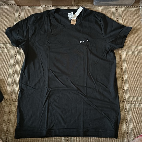 NWT VS PINK OVERSIZED BLING TEE SHIRT - Picture 1 of 5